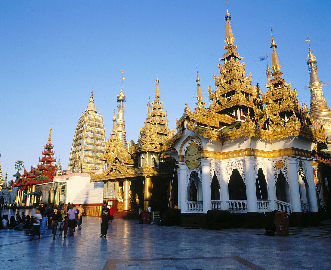 Shwedagon Pagoda. Yangoon. Myanmar