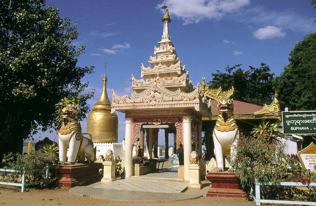 Bupaya pagoda in Bagan. Myanmar (Burma)