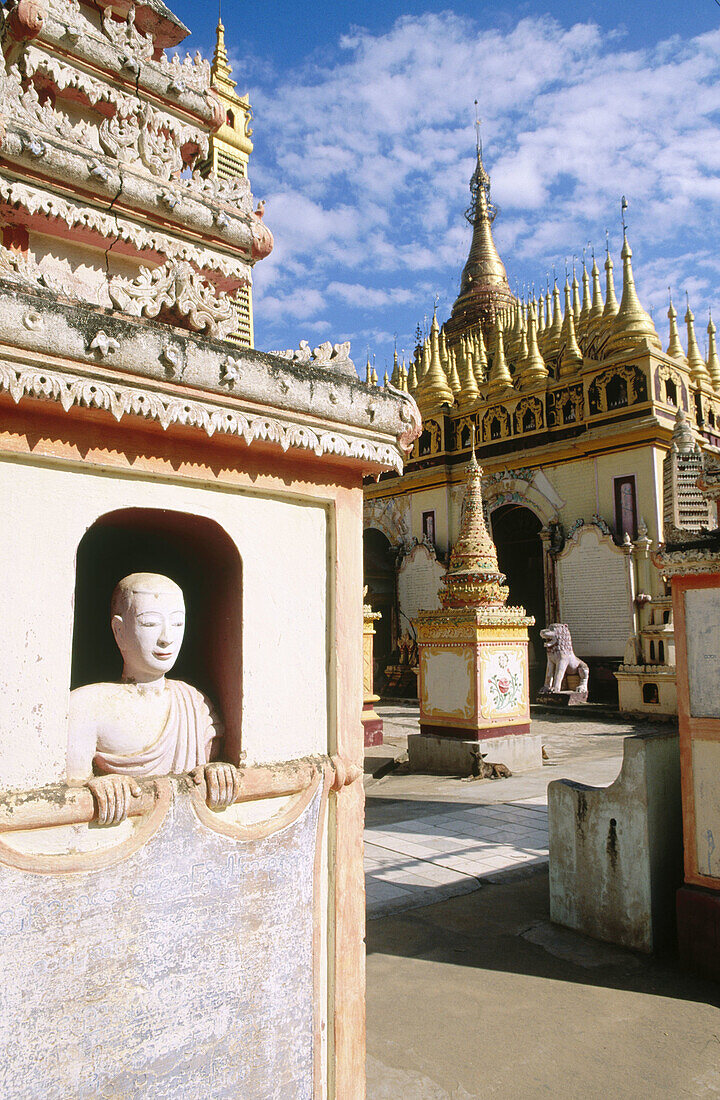 Thanboddhay Shrine Pagoda. Monywa. Mandalay Division. Myanmar (Burma).
