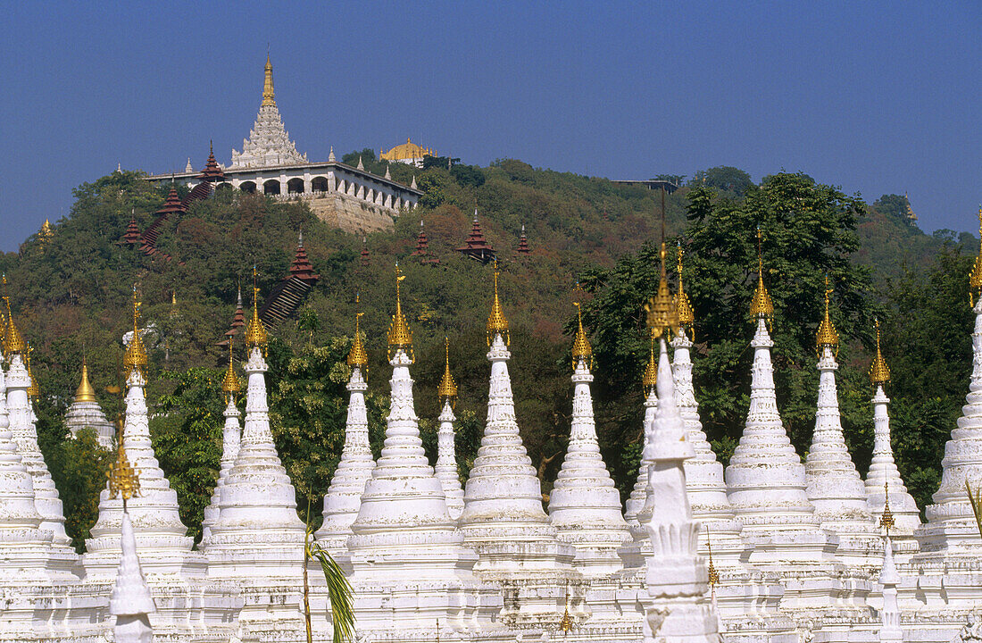 Kuthodaw Pagoda. Mandalay. Myanmar (Burma).