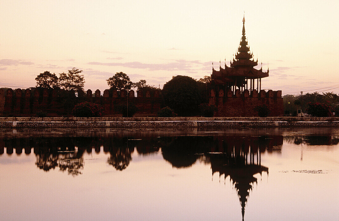 The Royal Palace. Mandalay. Myanmar (Burma).