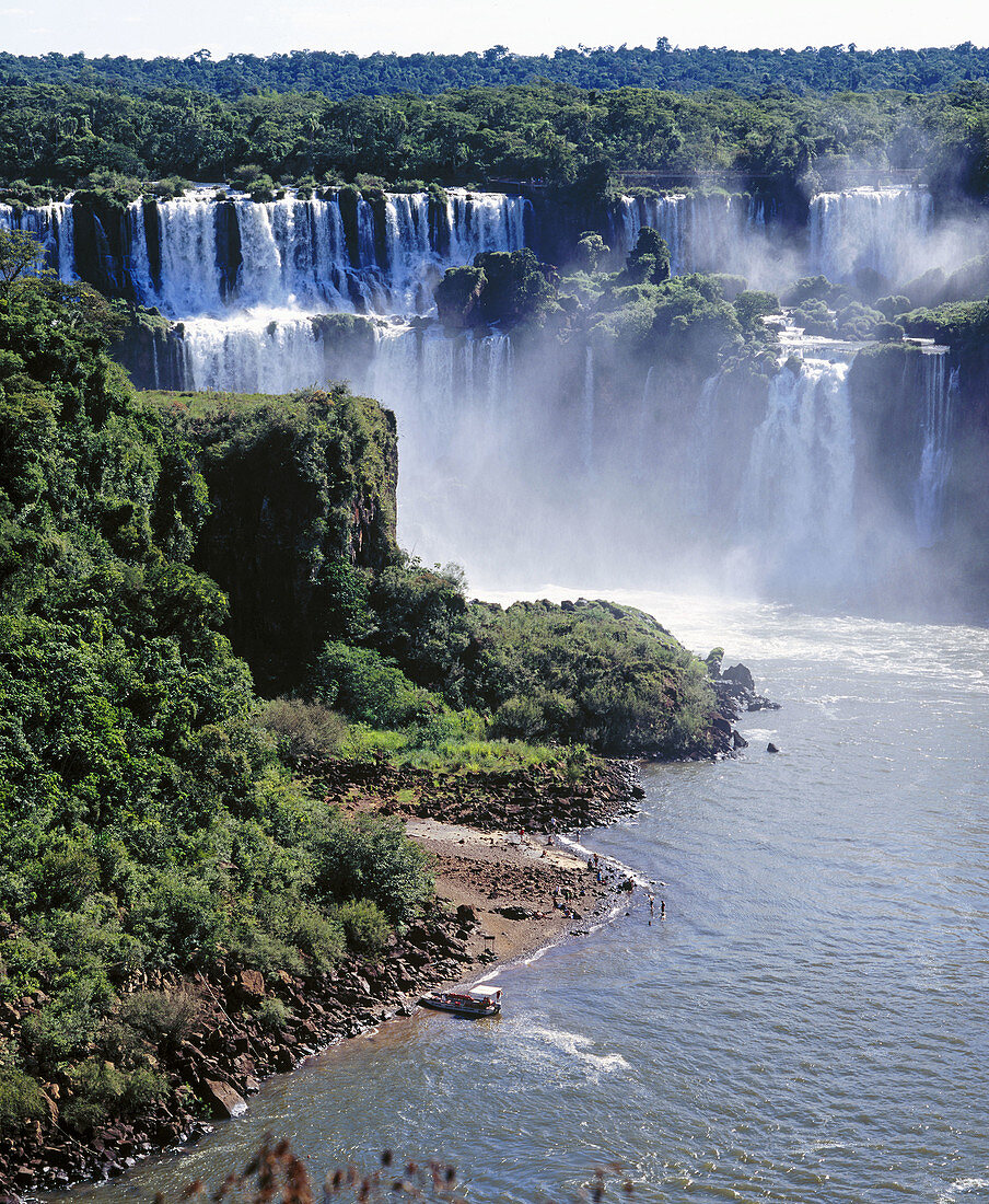 Iguazu Waterfalls, Iguazú National Park. Argentina-Brazil border