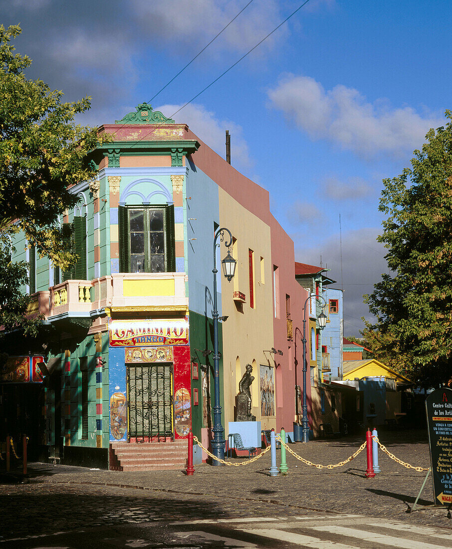 Caminito street, La Boca district. Buenos Aires. Argentina