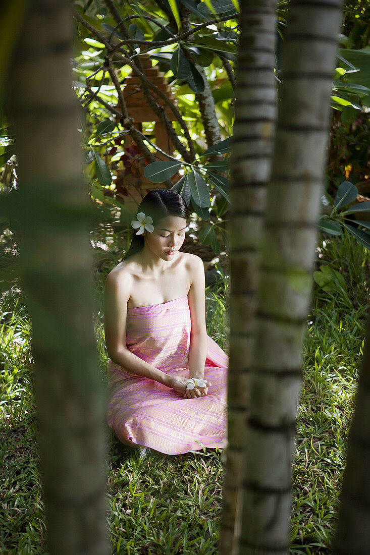 Koh Samui Island. Thai woman in Spa. Thailand.