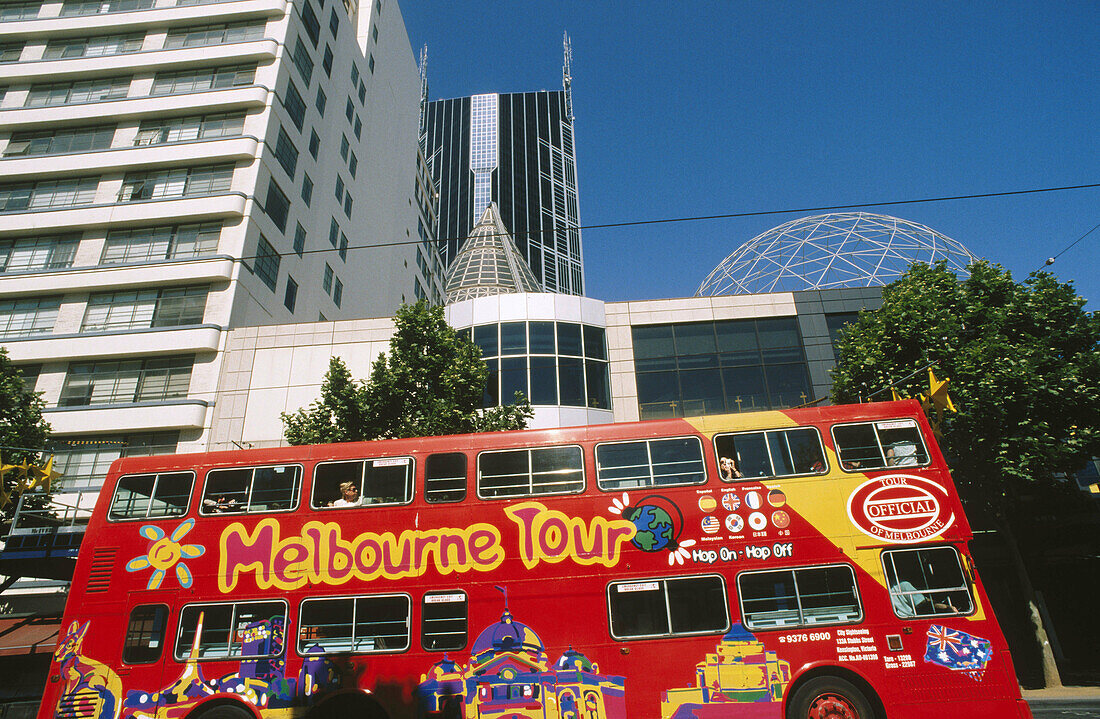 Melbourne tourist bus. Victoria, Australia (world s most liveable city, 2004)