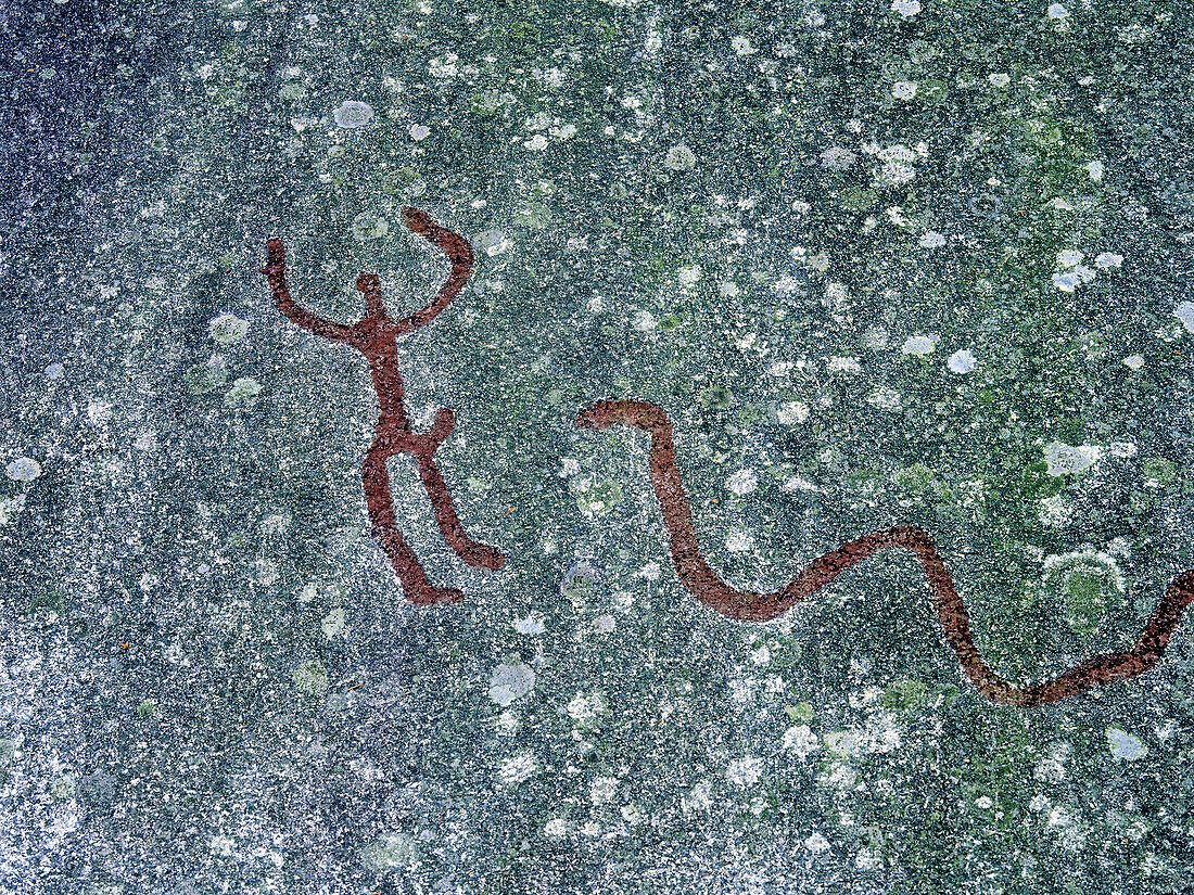 Rock carvings from Bronze Age at Tanums Hede, a UNESCO s world heritage. Sweden