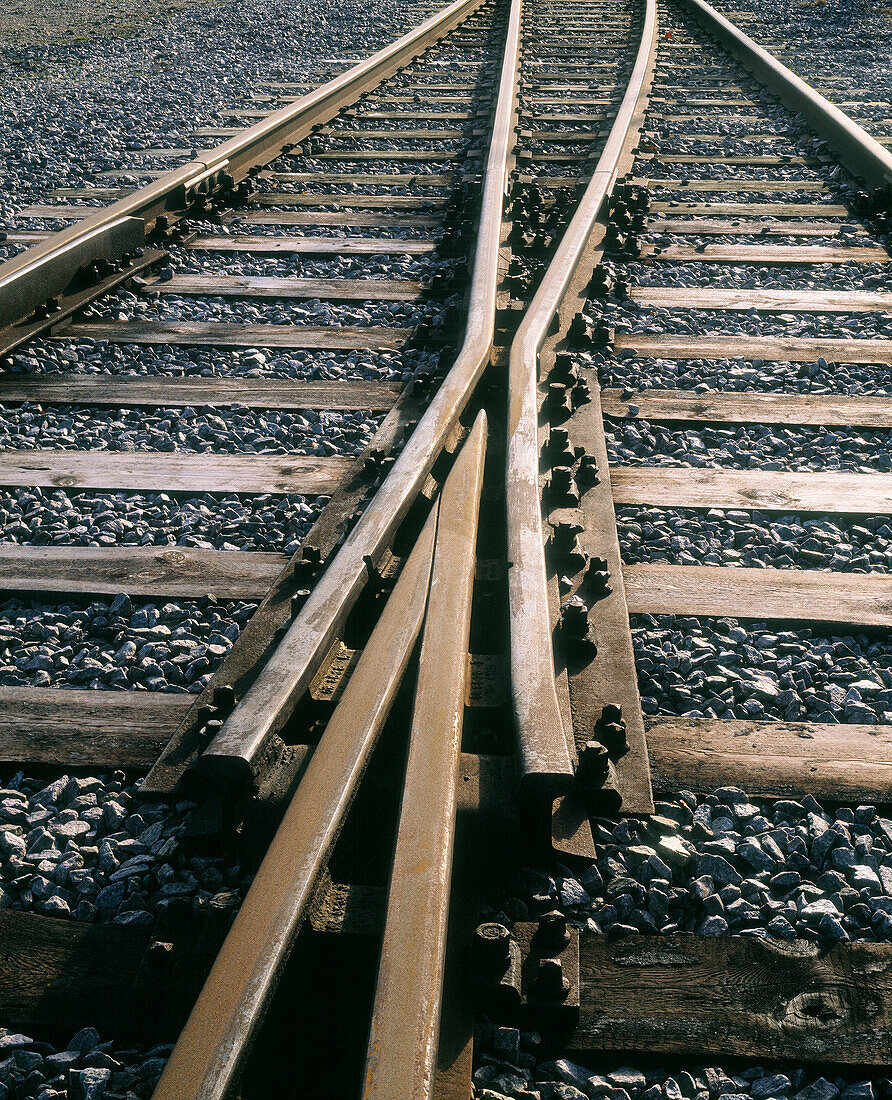 Railway tracks. Sweden.