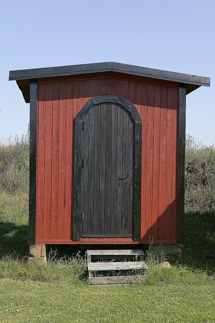 Fisherman hut. Norrebro, Bjarehalvon. Skåne, Sweden