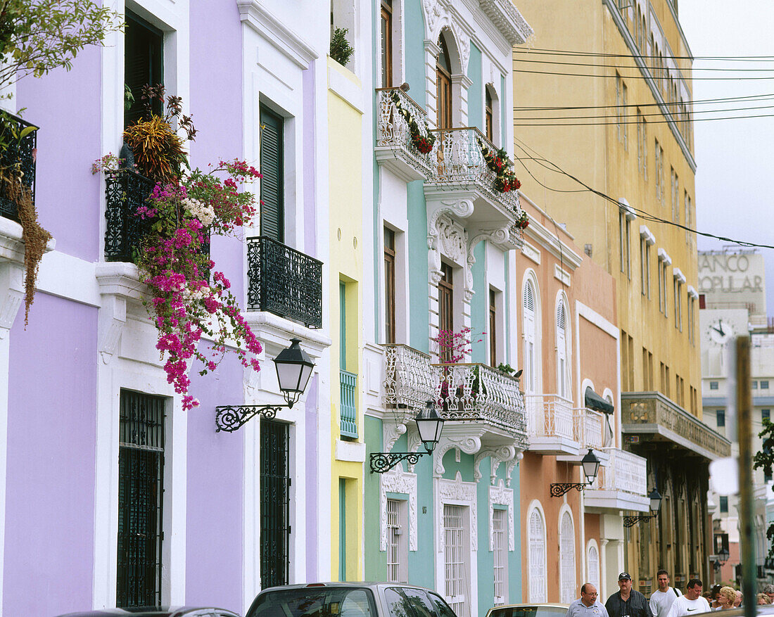 Colonial town. San Juan. Puerto Rico