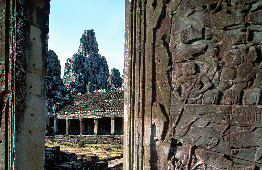 Bayon Temple in Angkor. Siem Reap. Cambodia