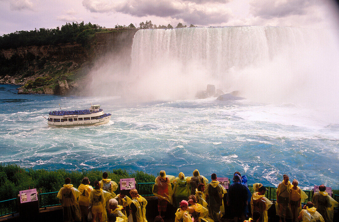 Tourist in the Niagara Falls. Canada