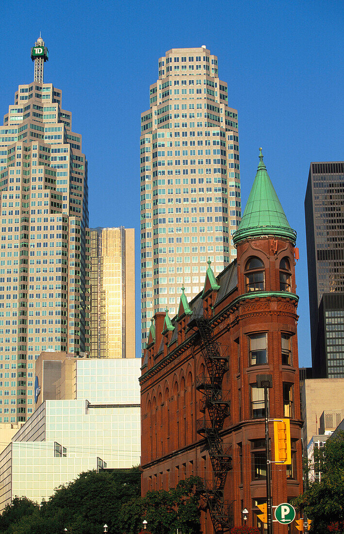 Flatiron Building in Toronto. Ontario. Canada