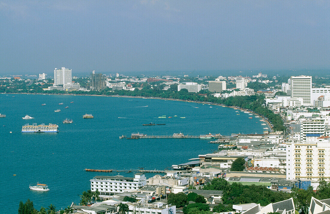 View of Pattaya City in Thailand
