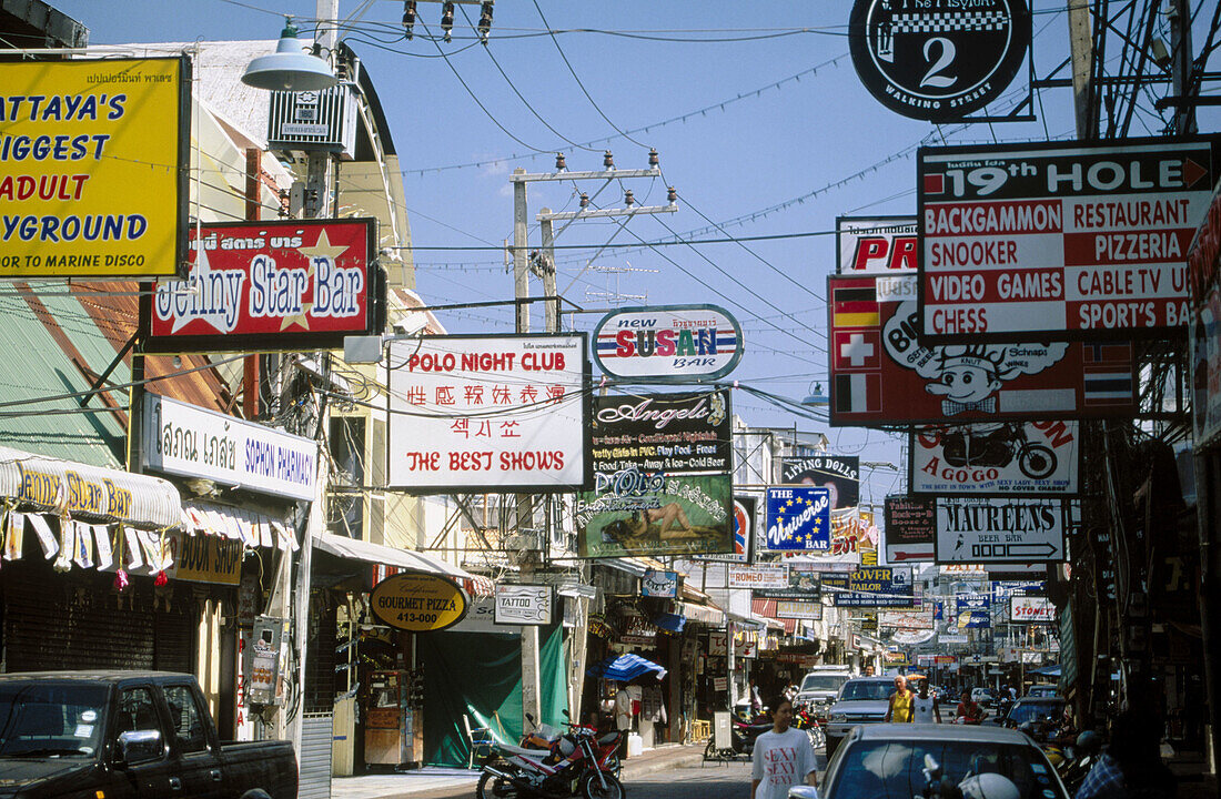 Walking Street in South Pattaya. Thailand