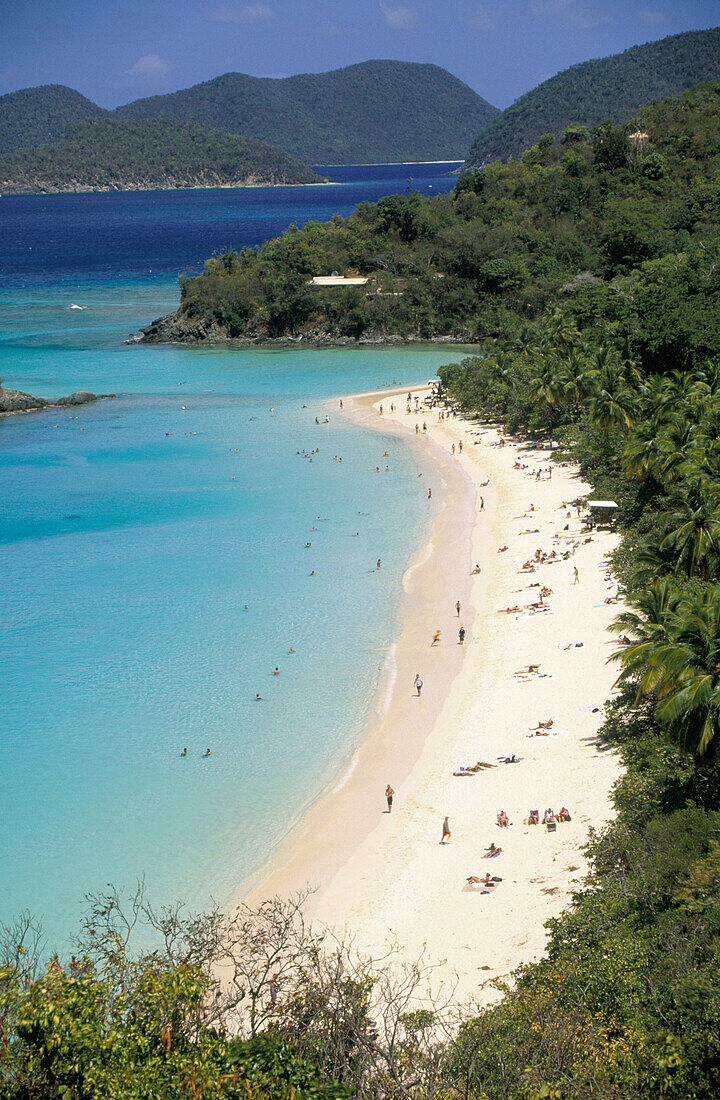 Trunk Bay. St. John. US Virgin Islands. West Indies. Caribbean