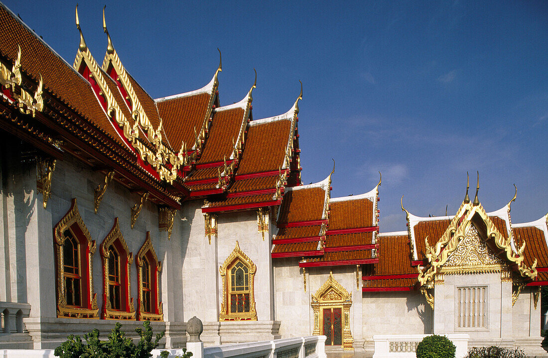 Wat Benchamabophit (Marble Temple). Bangkok. Thailand