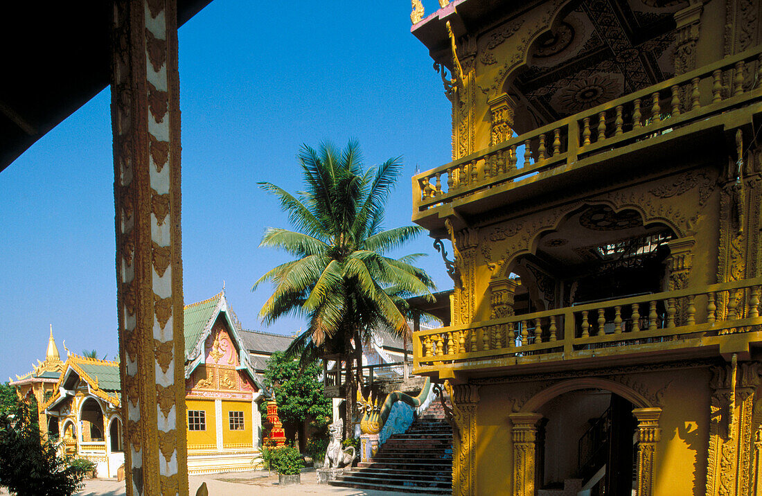 Buddhist temple. Vientiane. Laos