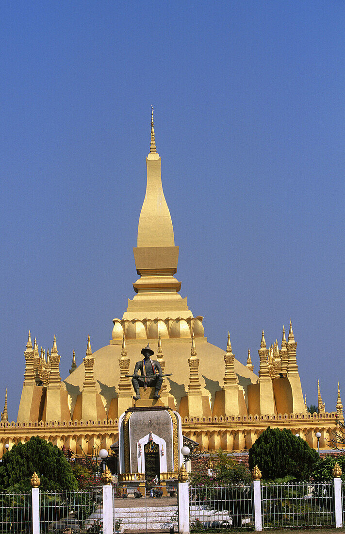 Golden stupa, Pha That Luang. Vientiane. Laos