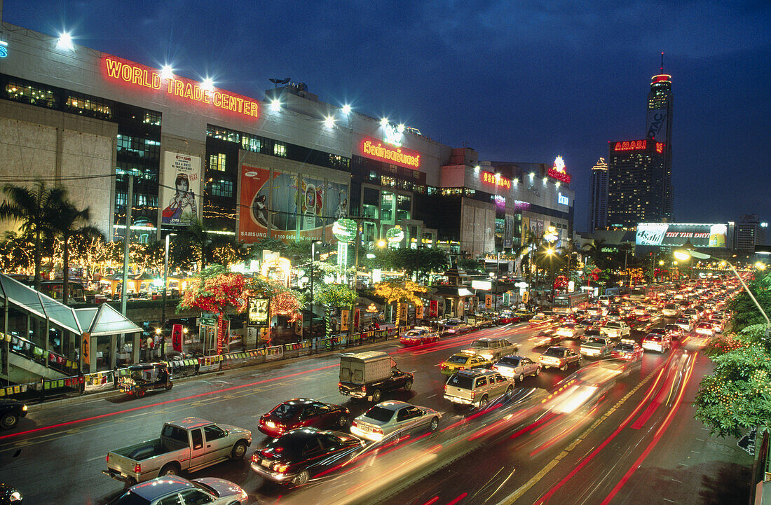 Ratchadamri Road in Bangkok. Thailand