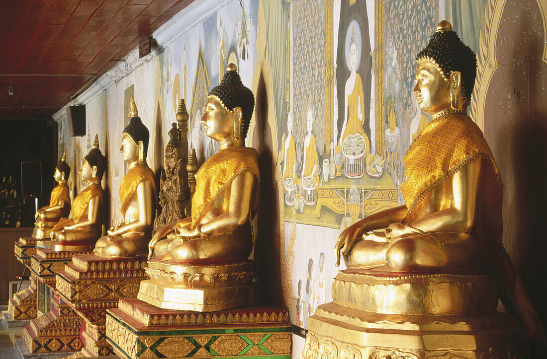 Buddha statue. Temple Wat Phra That Doi Suthep. Chiang Mai. Thailand