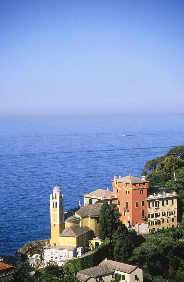 Church of San Giorgio. Portofino. Liguria, Italy