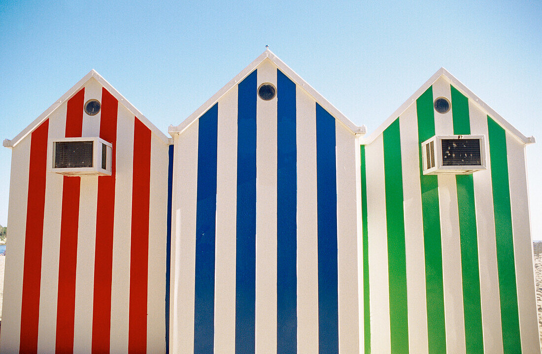 Bathing-huts. Benidorm. Spain