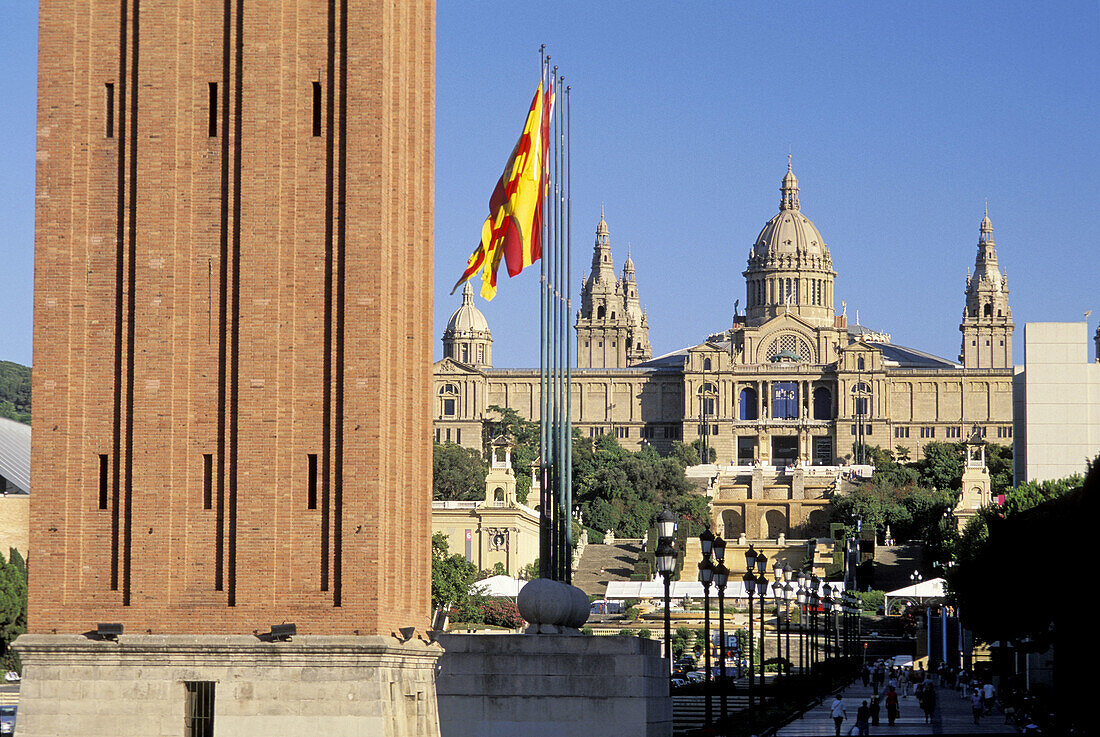 MNAC (National Art Museum of Catalonia), National Palace of Montjuic. Barcelona. Spain