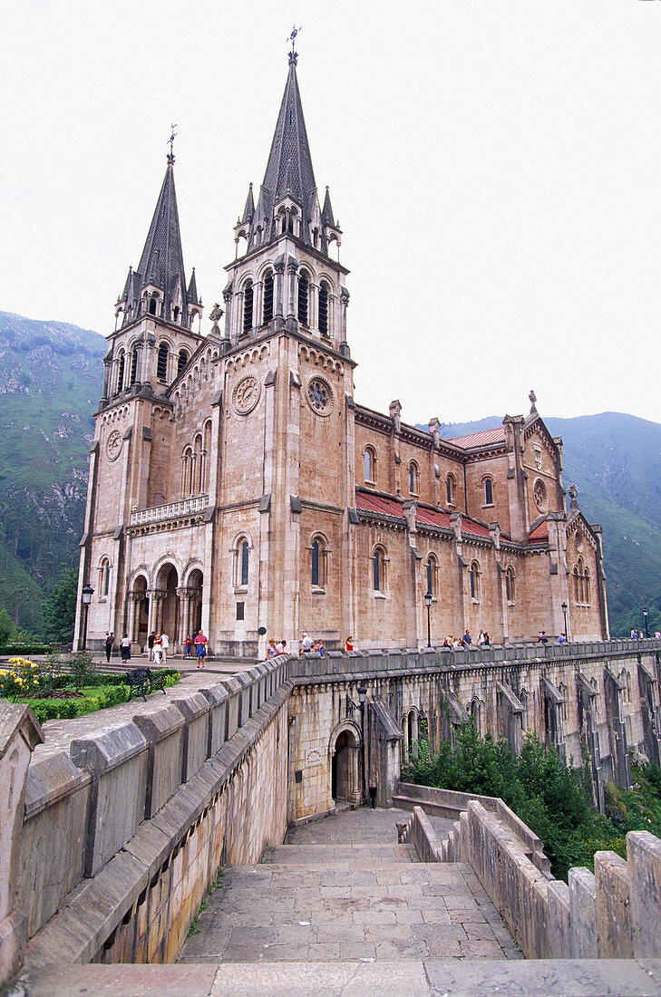 Basilica of Nuestra Señora de las Batallas. Covadonga. Asturias, Spain
