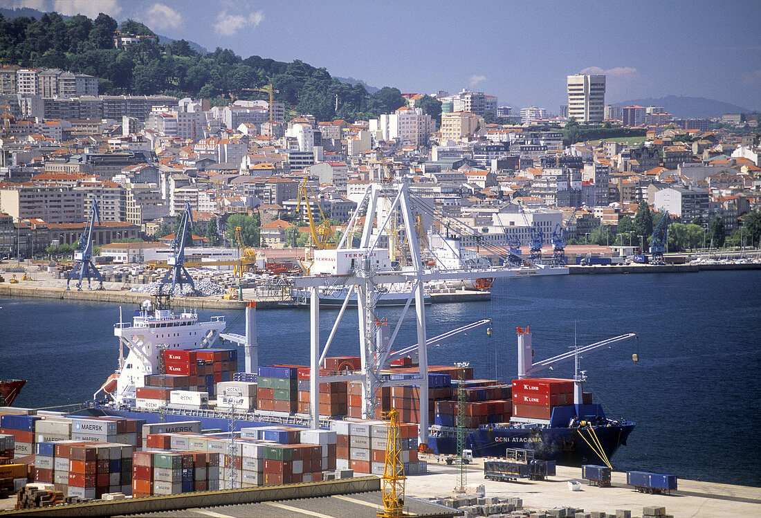 Seaport. Vigo. Spain