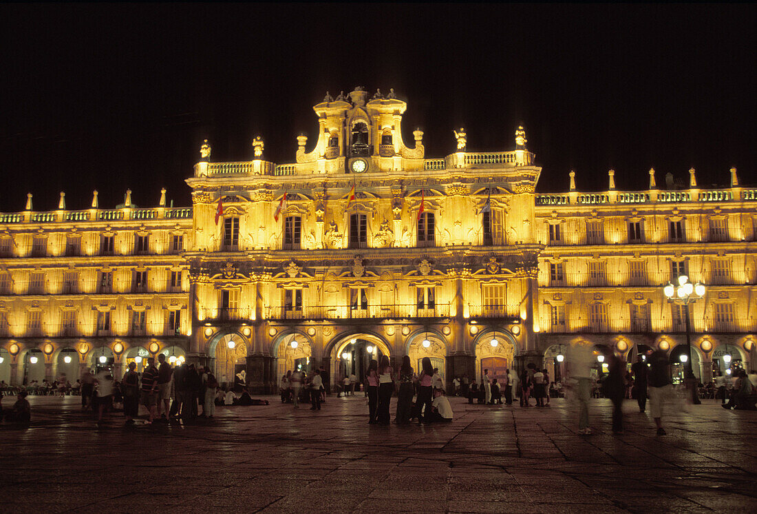 Town Hall at Main Square. Salamanca. Spain