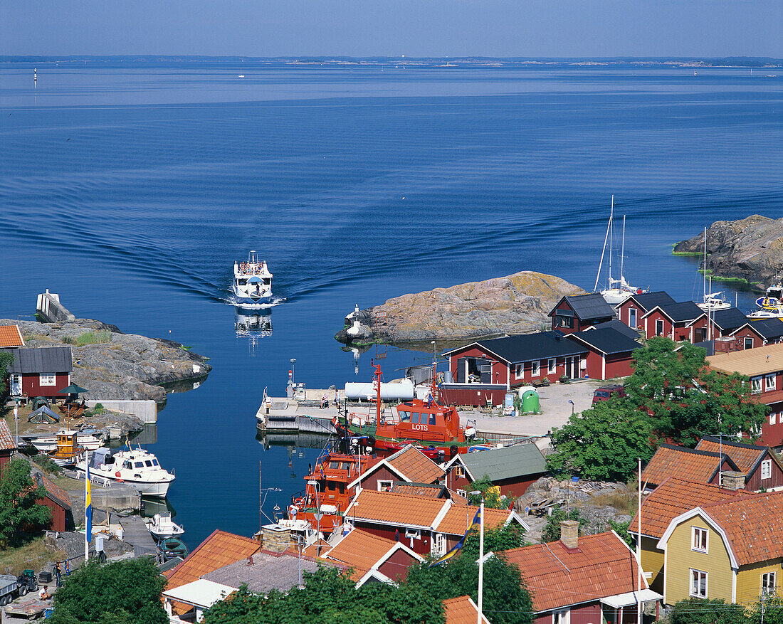 Ferry at Landsort island. Sweden