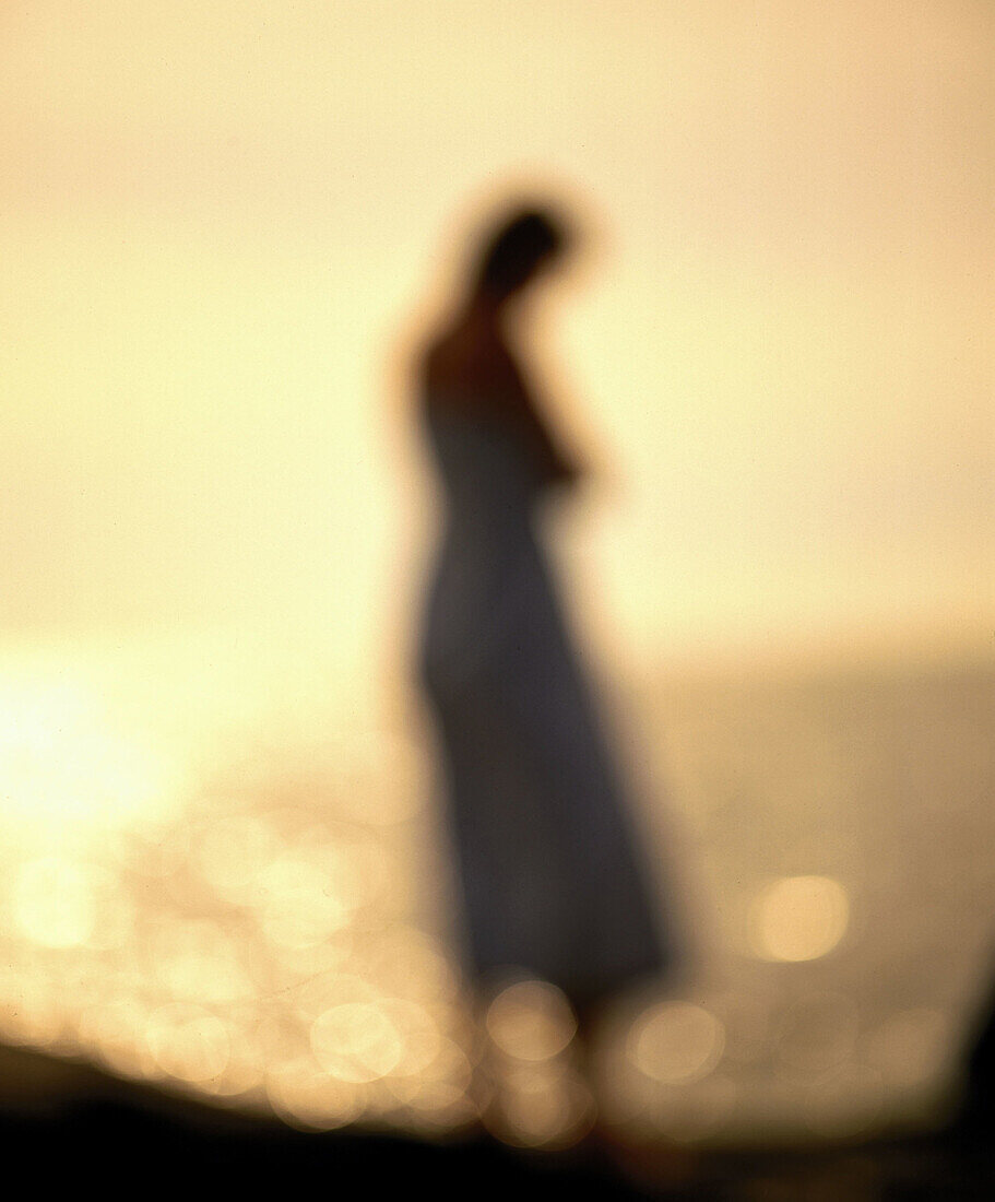 Woman, silhouette