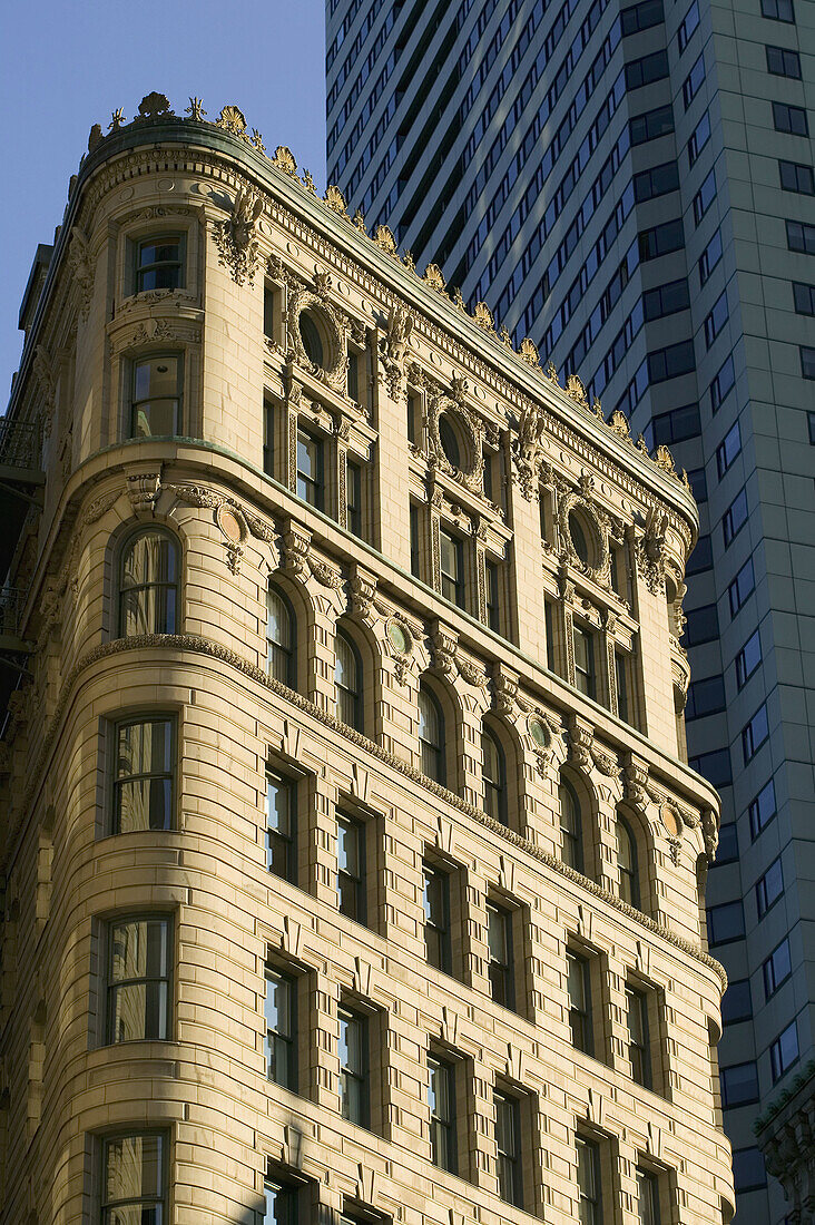 Antique office building, State Street, Boston. Massachusetts. USA.