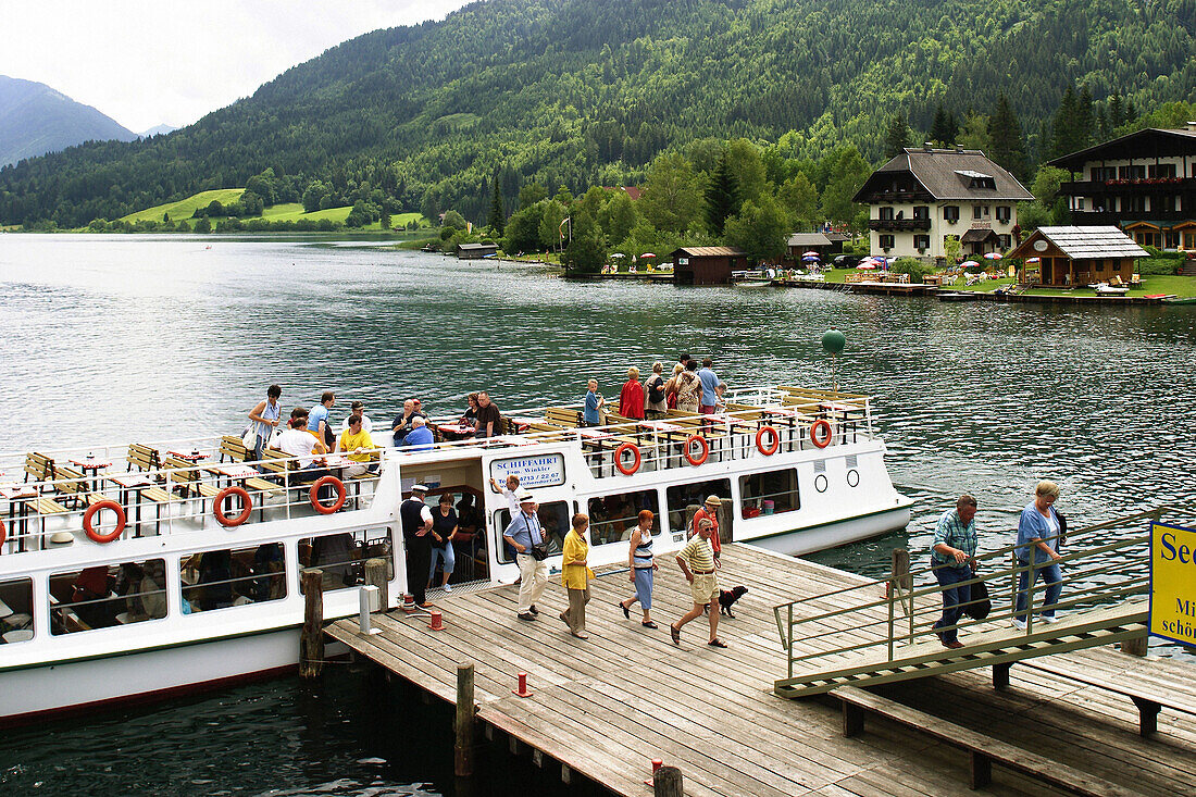 Weissensee in Carinthia. Austria