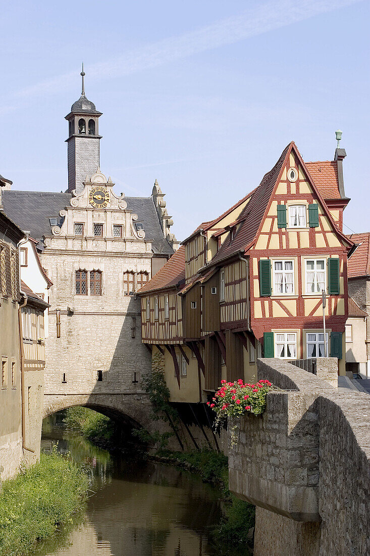 Malerwinkel in Marktbreit, Franconia, Germany