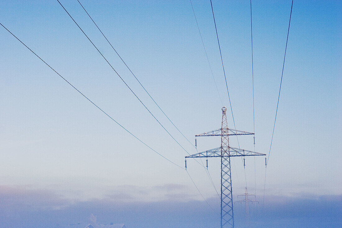 Power lines. Germany