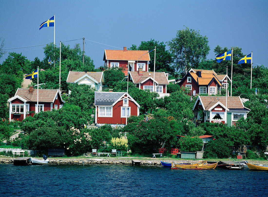 Summer cottages. Blekinge. Sweden