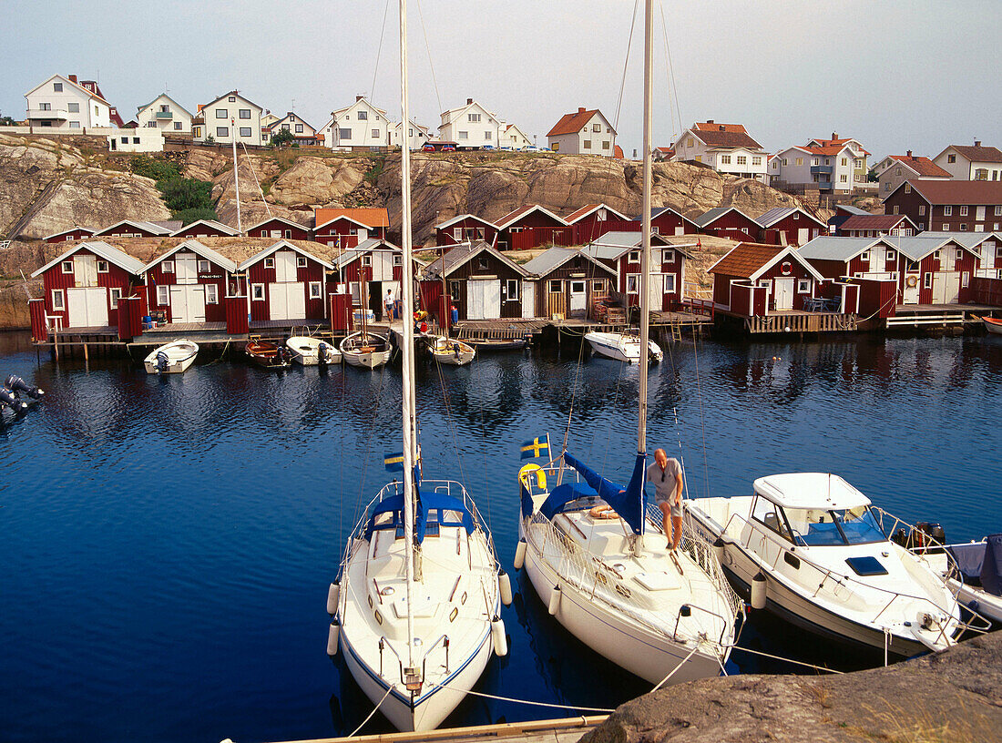 Tourist resort in Smogen on the westcoast of Sweden