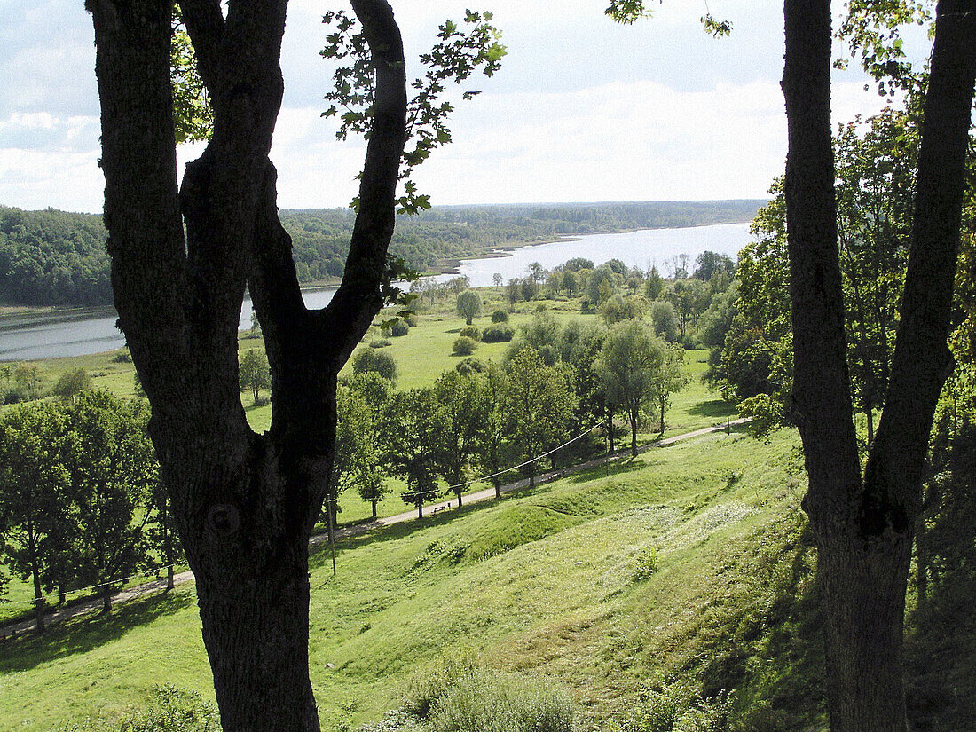 View to the Lake Viljandi, Middle-Estonia. The lake is situated right in the neighbourhood of the town Viljandi, the administrative centre of the County.