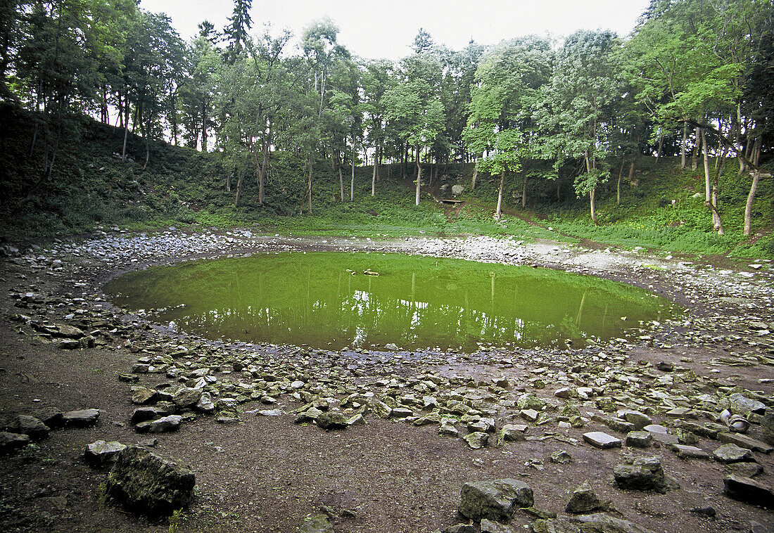 Kaali is a small group of 9 meteor craters in Saaremaa, Estonia.