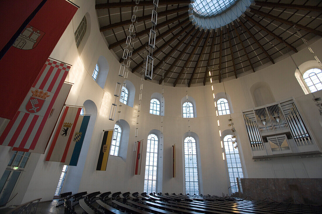Interior view of St. Paul's church, Paulskirche Church Interior, Frankfurt, Hesse, Germany