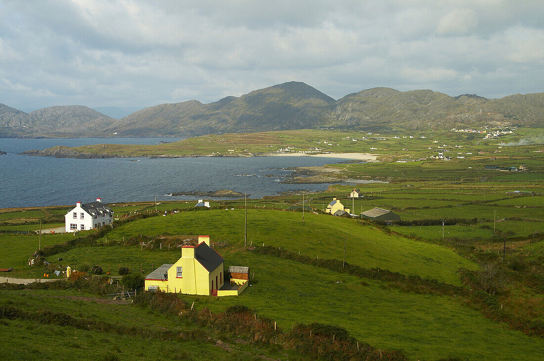 Außenaufnahme, Landschaft bei Allihies, Ring of Beara, County Cork, Irland, Europa