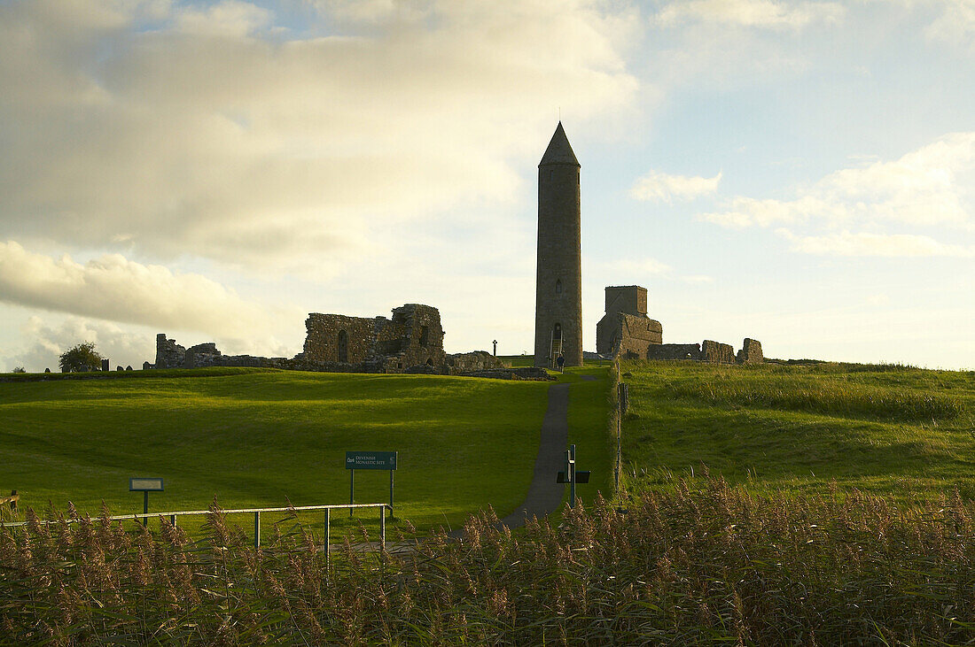 outdoor photo,  Devenish Island, Lower Lough Erne, Shannon & Erne Waterway, County Fermanagh, Northern Ireland, Europe