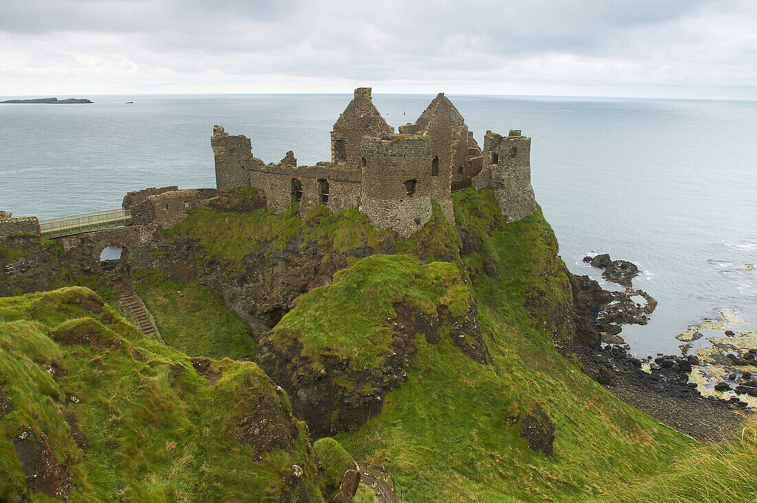 outdoor photo, Dunluce Castle, County Antrim, Ulster, Northern Ireland, Europe