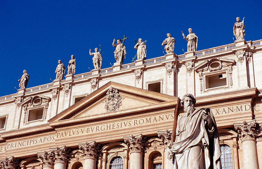 St Peters Basilica, Italy, Rom, Vatikanstadt