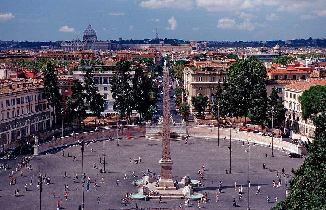 Piazza del Popolo, Italien, Rom