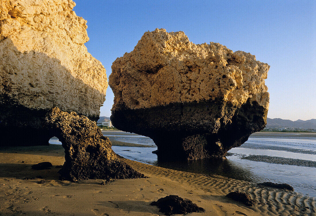 Rocky coast of Muscat, sultanate of Oman, Arabia, Middle East