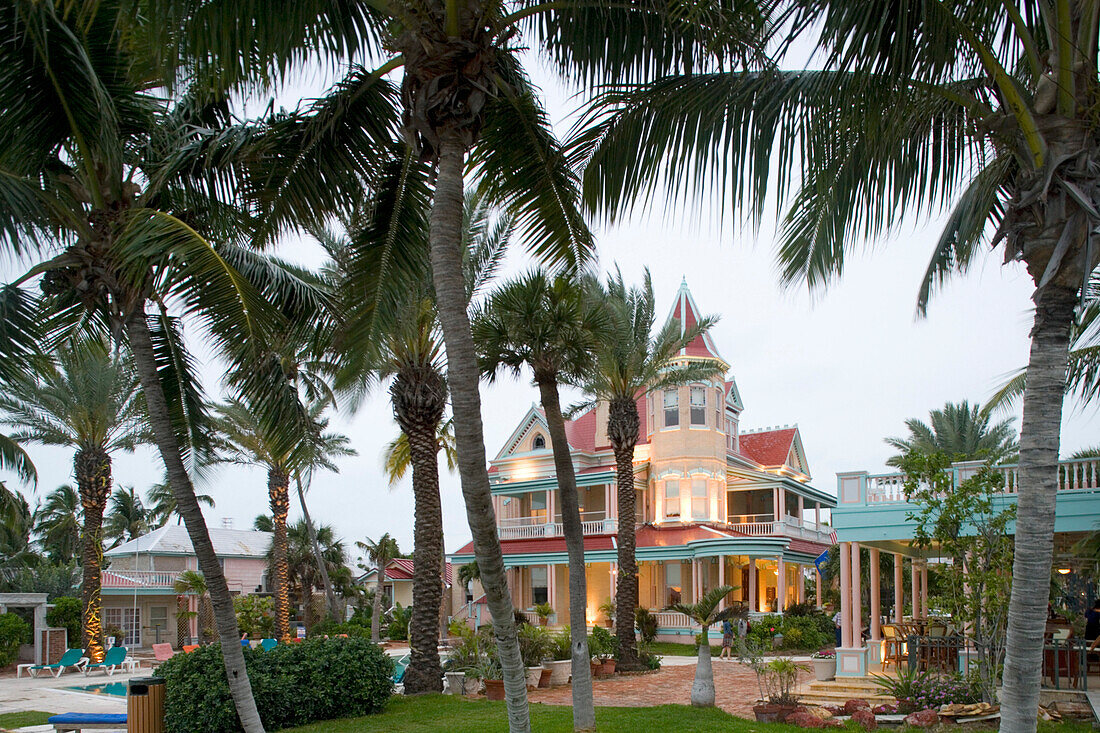 Hotel Casa Cayo Hueso in der Duval Street in Key West, Florida Keys, Florida, USA
