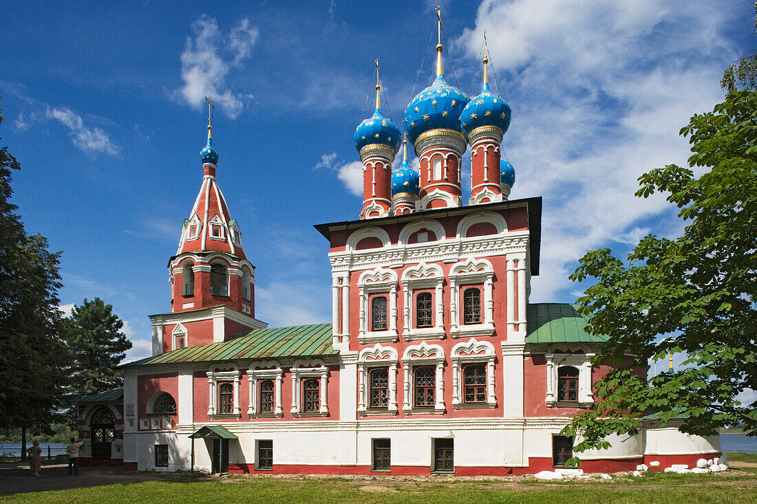 Dimitrij Bluts Kirche des Kreml in Uglitsch, wird auch Demetrios Kirche genannt, 1692 gebaut, Uglitsch, Oblast Yaroslavl, Russland