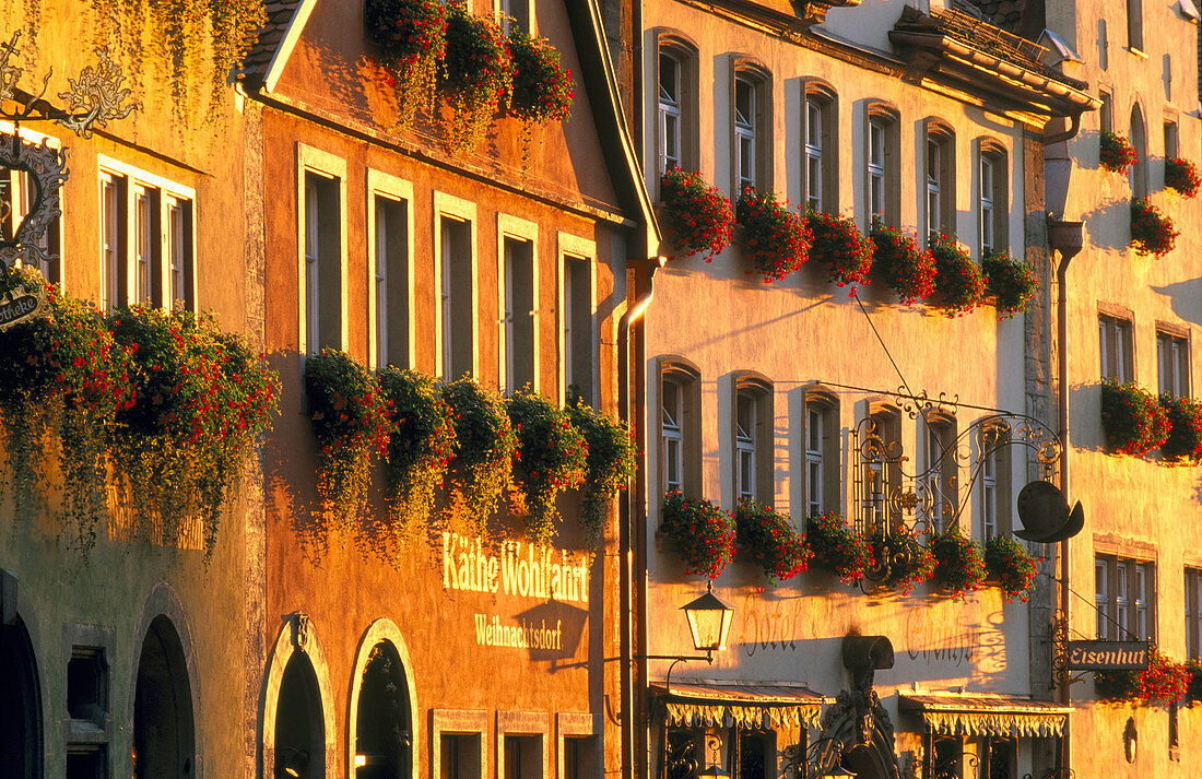 Rothenburg ob der Tauber. Bavaria. Germany